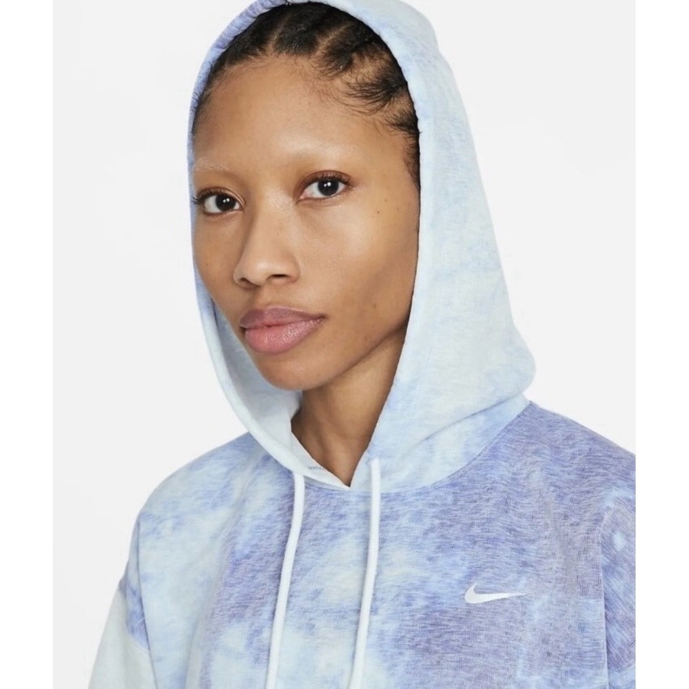 Nike Tie Dye Dri-Fit Icon Lightweight Pullover Hoodie Women's Size Medium NWOT - Picture 3 of 11